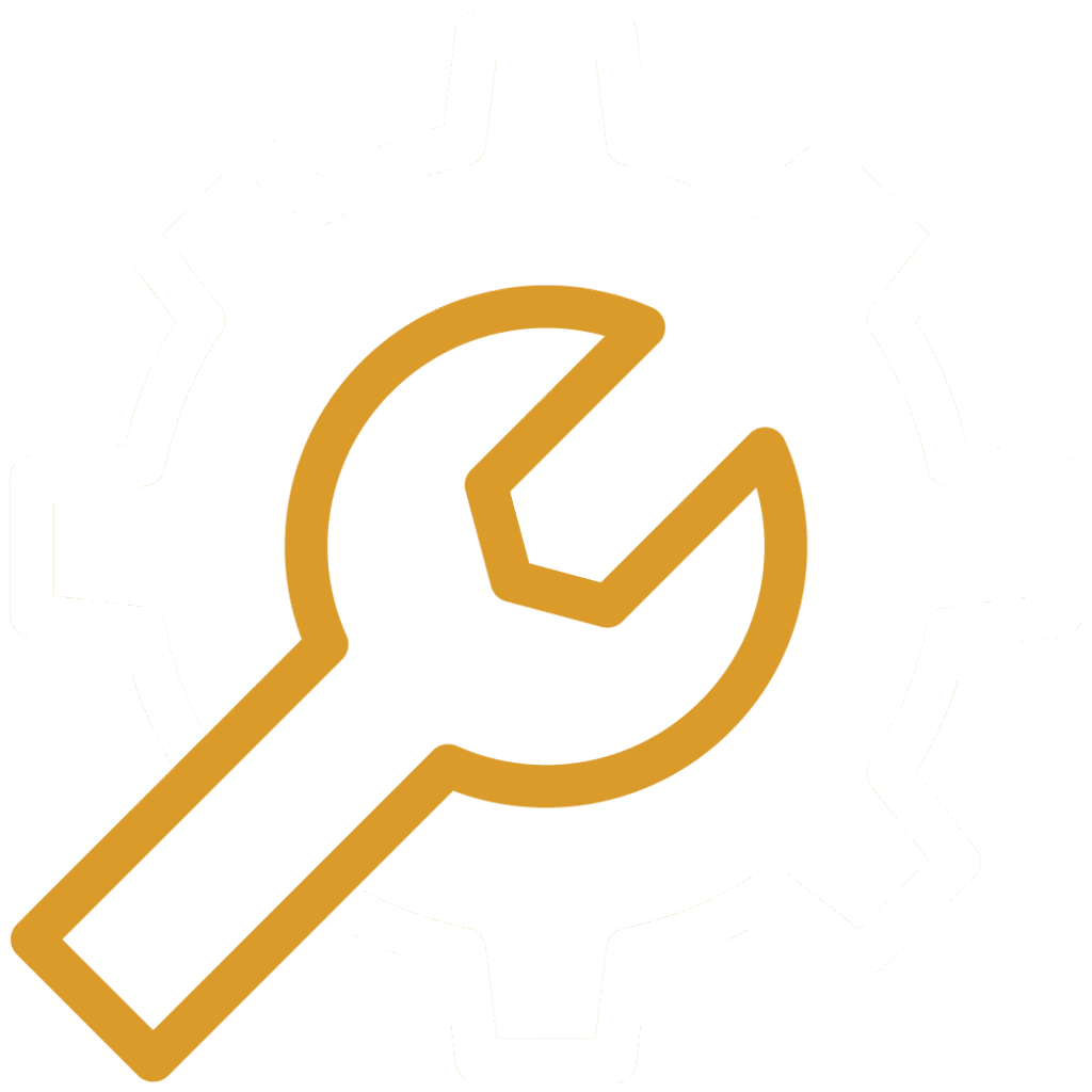 Gear and wrench icon